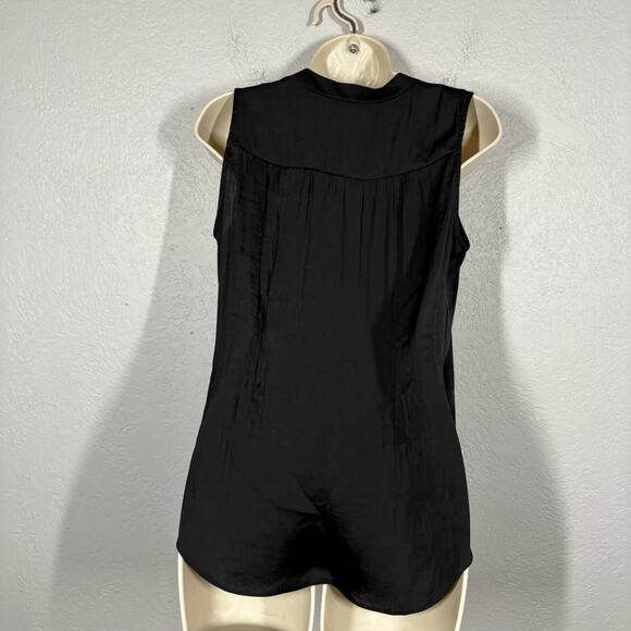 Vince Camuto Sleeveless Top Casual Black Tank Shell - XS - Picture 3 of 4